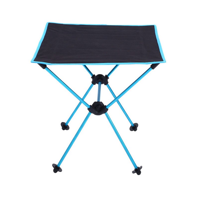 Bærbart oxford klud campingbord letvægts sammenfoldeligt stabilt mesas plegables udendørs rejser vandreture picnic bbq foldebord