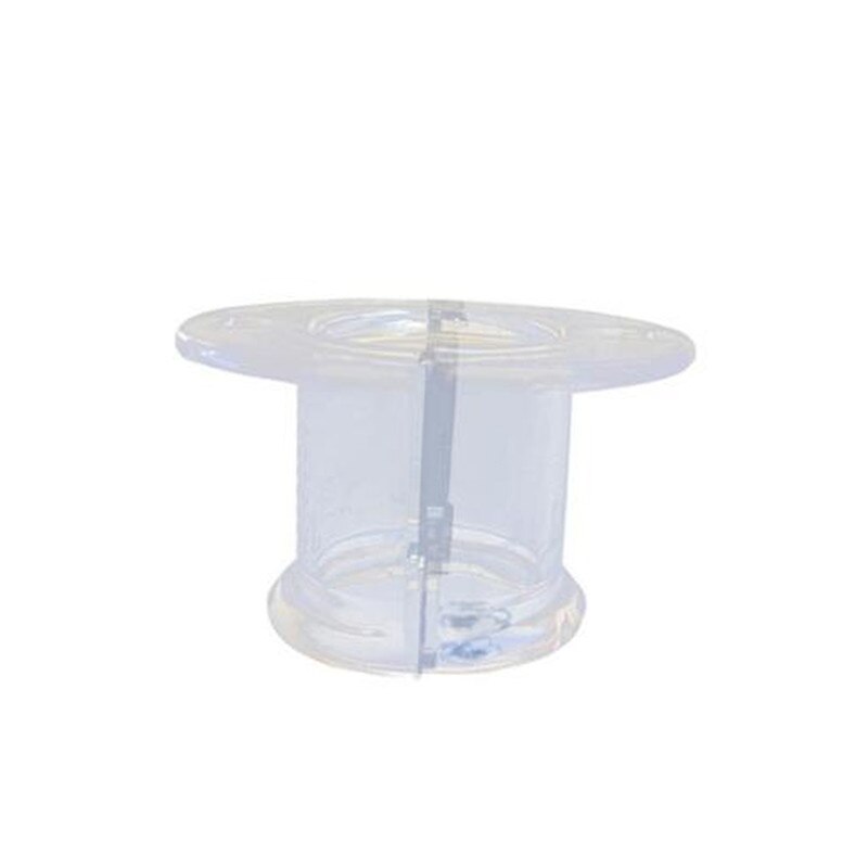 Collar de loros con cuentas protectoras para pájaros, anillo antipluma, antidesplume, collares de agarre para pájaros: Transparent S