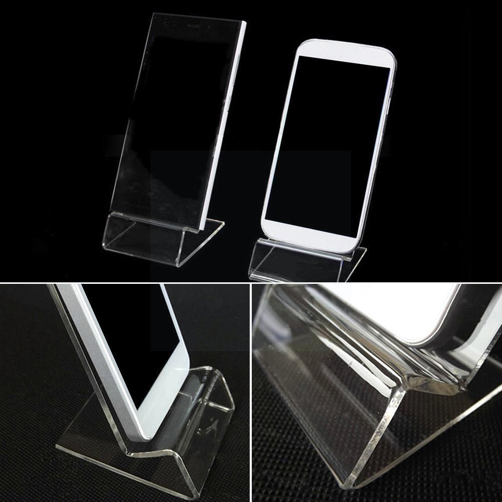 Transparent Acrylic Display Stand Desk Shelf Cell Phone Business Stand Stand Card Business Office Holder Card Desktop Displ