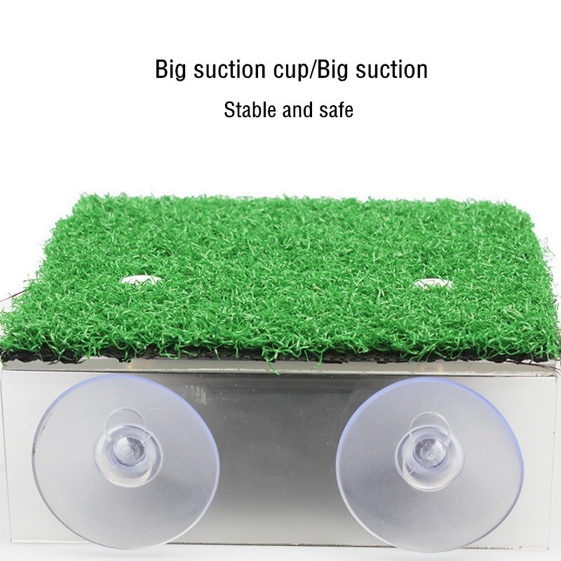 Rampa tortuga de agua,Plataforma de apoyo para Tortuga, escalera para césped, reptil, terraza de descanso, acuario, Isla de musgo, decoración para tanque de tortuga de agua terraza decoracion