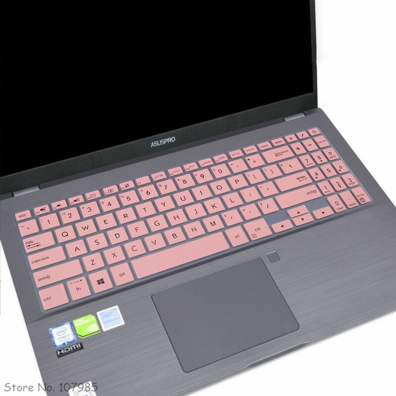 For ASUS ExpertBook B1 B1500 B1500C ExpertBook L1 L1500 PX555 PX555C B1 L1 15.6" Silicone Laptop Keyboard Cover Skin Protector: Pink