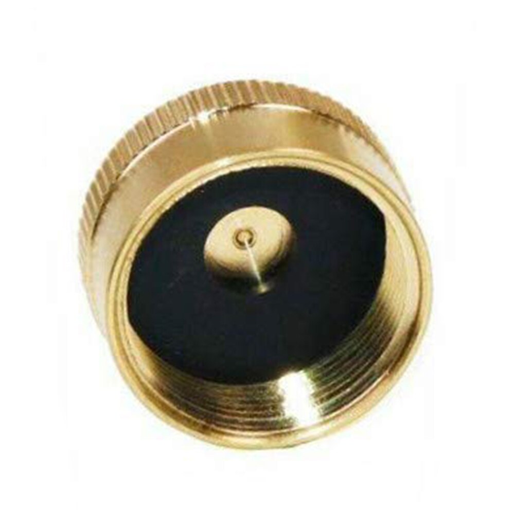Solid Brass Refill 1LB Propane Gas Bottle Cylinder Coupler Protective Sealed Cap