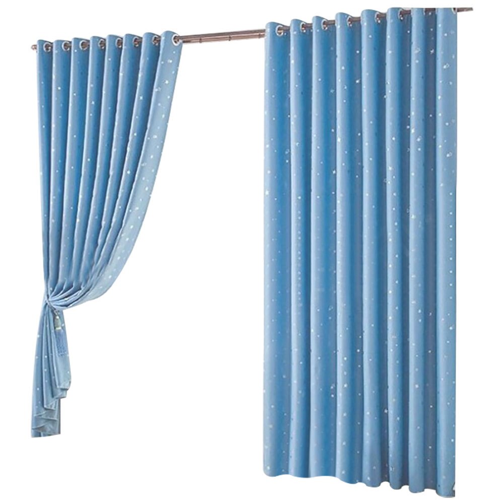 Stjerner vinduesgardin fuld mørklægningsskygge soveværelse gardiner: Sbu / 1a