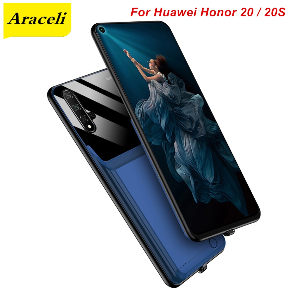 Araceli 10000 Mah Voor Huawei Honor 20 20S Batterij Case Externe Lader Cover Pack Power Case Bank Honor 20 4s Batterij Case