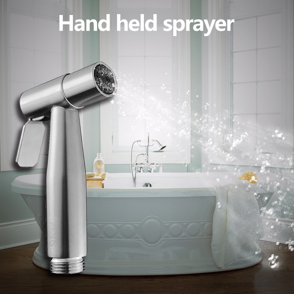 Wc Bidet Sproeiers Baby Bidet Kraan Badkamer Handheld Rvs Nozzle Voor Huishoudelijke Badkamer Ornamenten