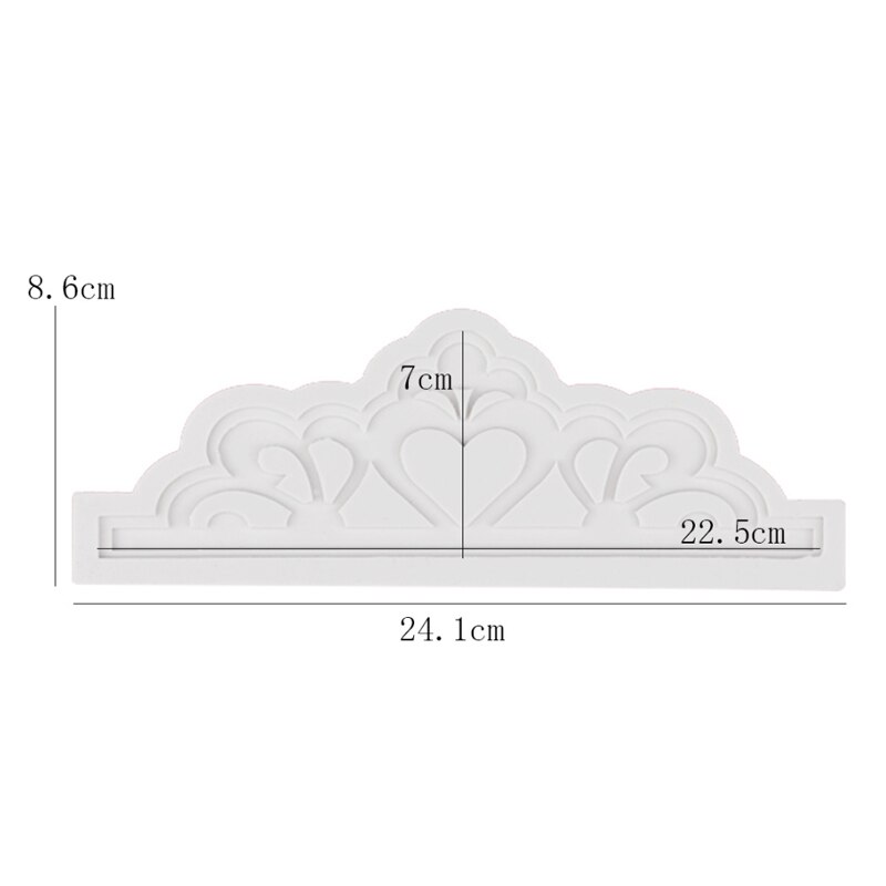 Varios molde de corona Imperial molde de silicona Fondant herramienta de decoración de pasteles Gumpaste Sugarcraft, formas de Chocolate hornear: YX1235