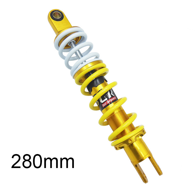 Amortiguador de aceite hidráulico de 280mm y 320mm, suspensión trasera de motocicleta, puntales de horquilla de rebote, amortiguadores de amortiguación, resorte doble