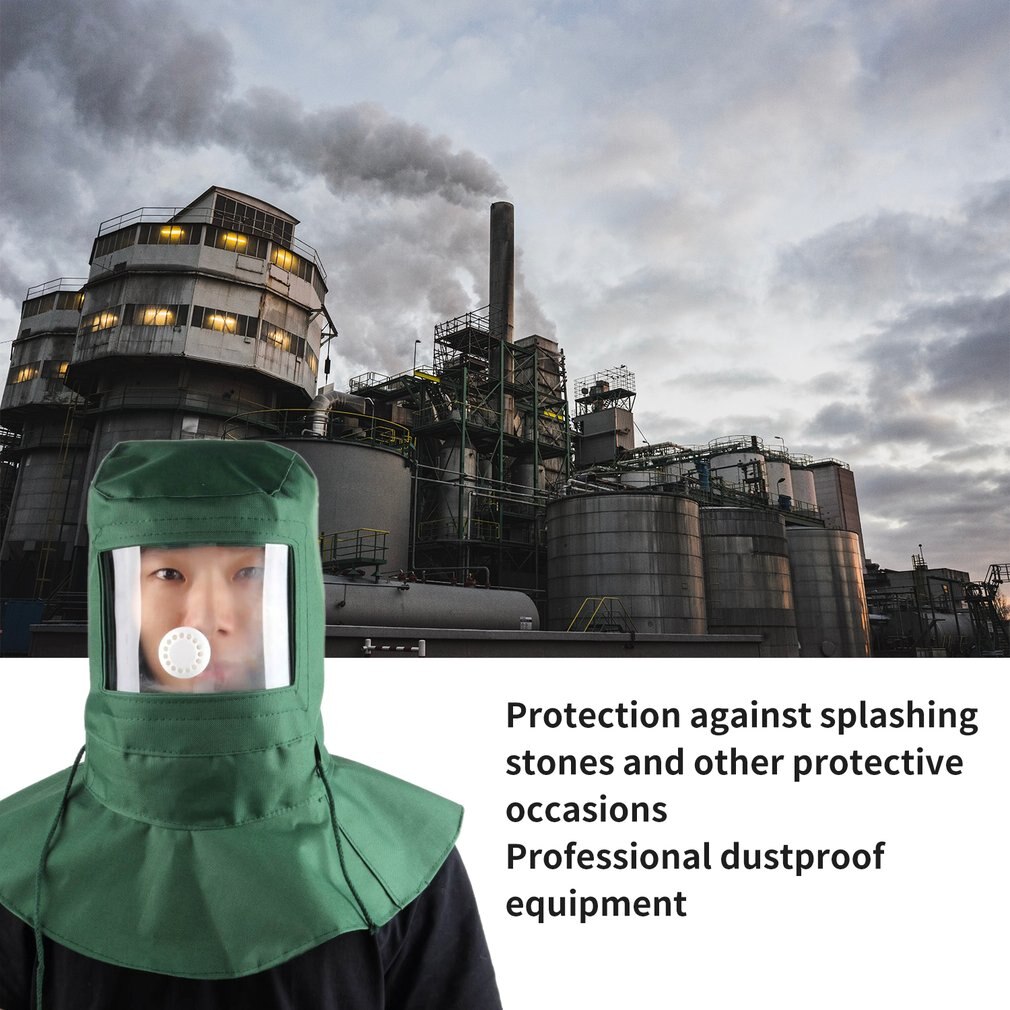 Labor Face Mask Industrial Work Protection Mask Blasting Hood Sand Abrasive Grit Shot sand Blaster Mask Anti Dust Equipment