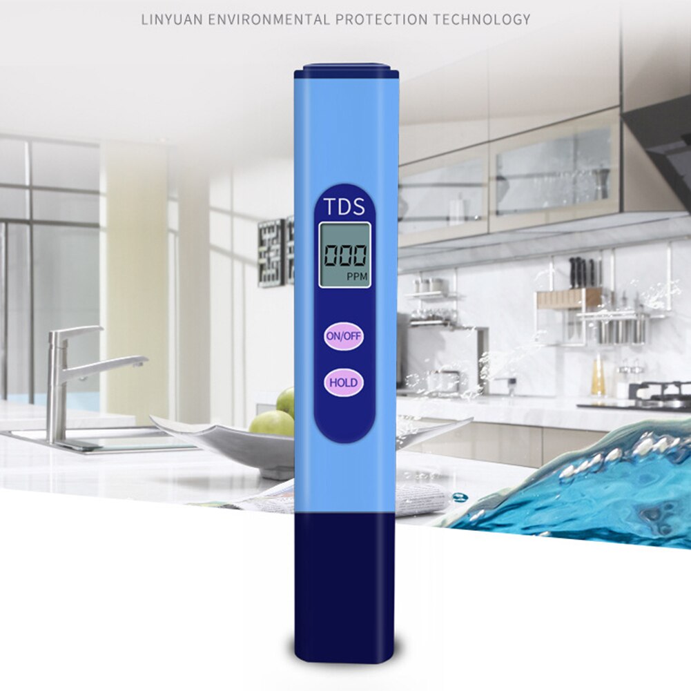 Digital TDS 0-999PPM Water Test Pen Purity Two Keys Tester Meter ABS Shell Water Test Detection Instrument