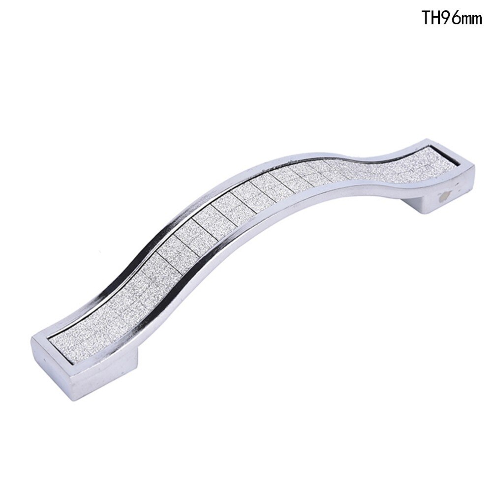 1PC Zinc alloy Drawer Handle Hole Stainless Steel Boss Bar Cupboard Kitchen Cabinet Door Knob Pull 4 Sizes