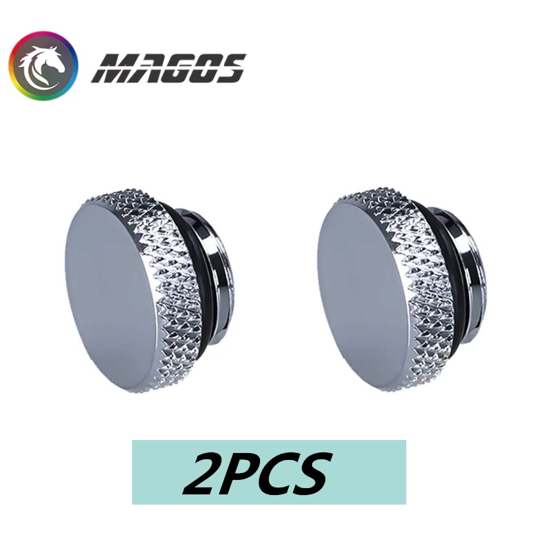 4PCS MA-PD5 G1/4&quot; Water Plug, Water Stop Plug, PC Water Cooling Fittings: Silver-2