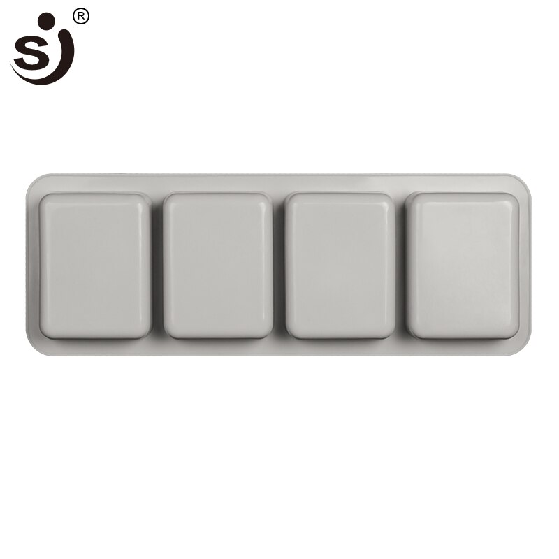 SJ stampi per sapone fai-da-te stampo in silicone 27.7*10*2.3 CM stampi rettangolari per sapone artigianato naturale per la casa facile da formare