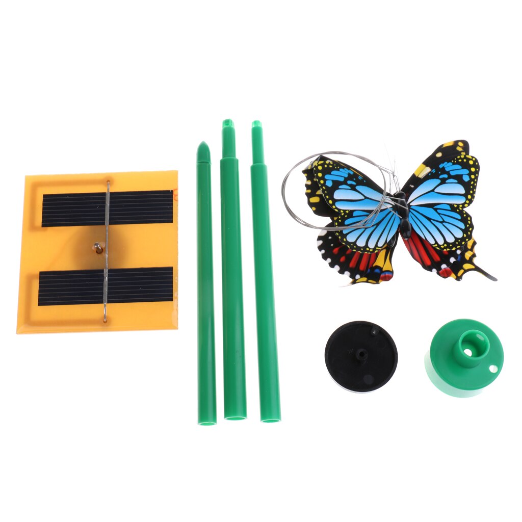 Solar Powered Flying Fluttering Butterflies for Garden Plants Flowers Decor