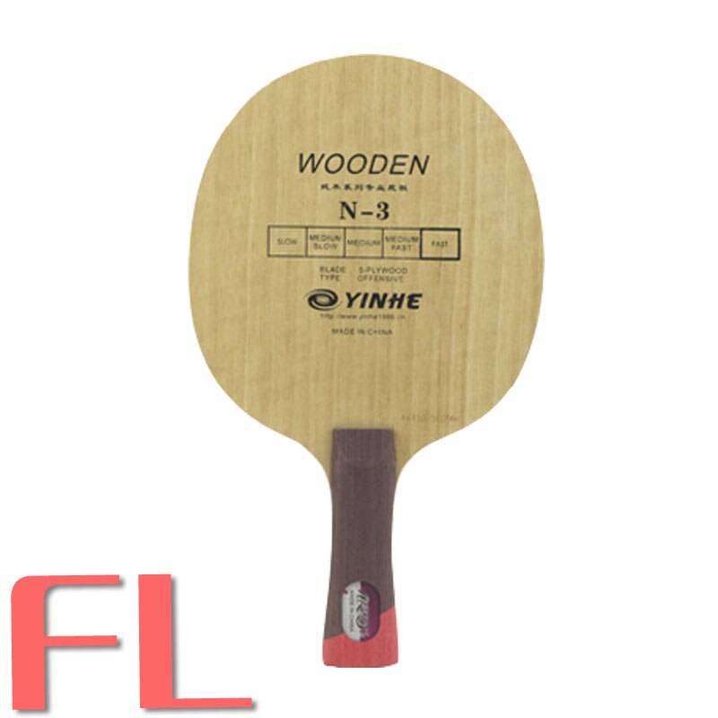 Originele milkey way yinhe pure wood n -3 tafeltennisblad voor beginners tafeltennis rackets allround: Shakehand lange fl