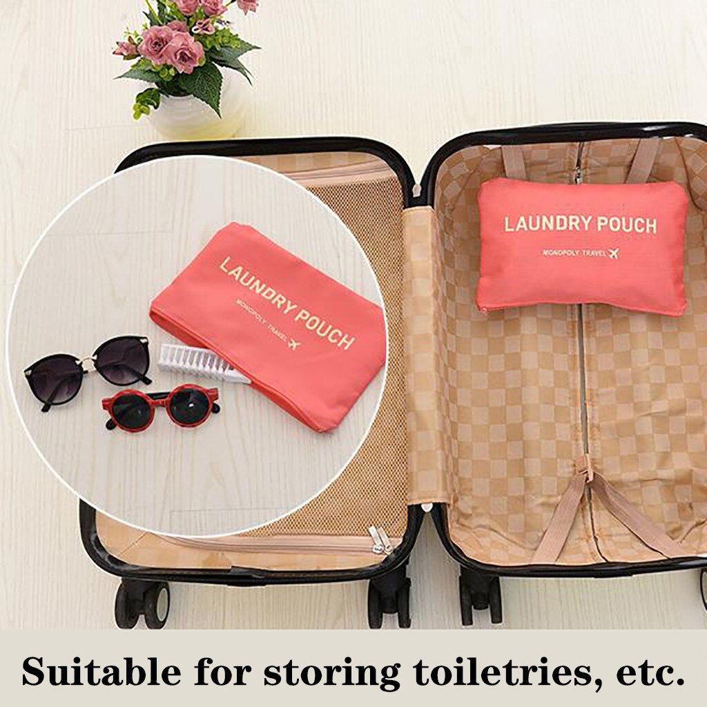 6 Stuks Kleding Schoenen Opbergzakken Waterdichte Kleding Ondergoed Schoenen Opbergtas Bagage Tas Reistassen Organizer