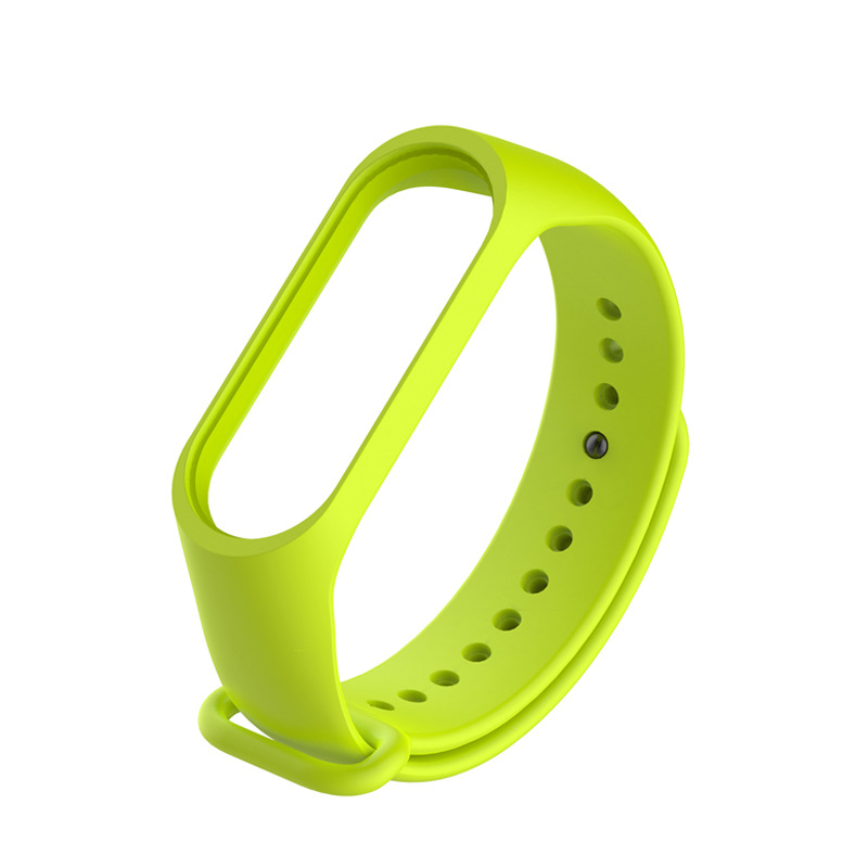 Farben Armband für Xiaomi Mi Band 4 5 6 7 Sport Armband Uhr Silikon Armband für Xiaomi Mi Band 5 Armband Miband 4 3 Armband: XS / SAND ROSA