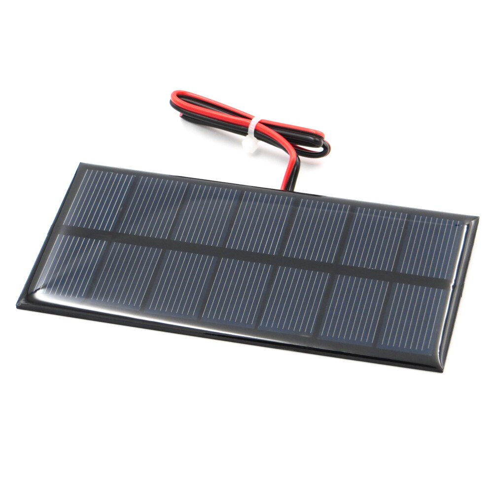 3.5 v 250ma 0.88 watt utvide ledning solcellepanel polykrystallinsk silisium diy batterilader liten mini celle kabel leketøy 3.5v volt
