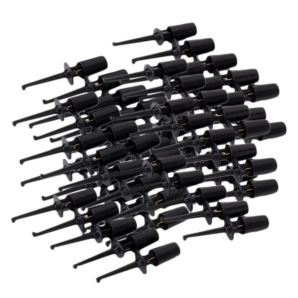 60Pcs Testing Hook Components Probe Working Access Spring Clip for PCB 4.2cm