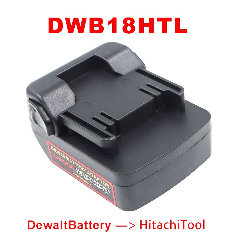 Adaptador DCB200 DM18M etc. Convertidor Utiliza batería de iones de litio Dewolt 18V en Makita Milwaukee Busch Ryobi Hitache Metabo Worx Alex herramienta