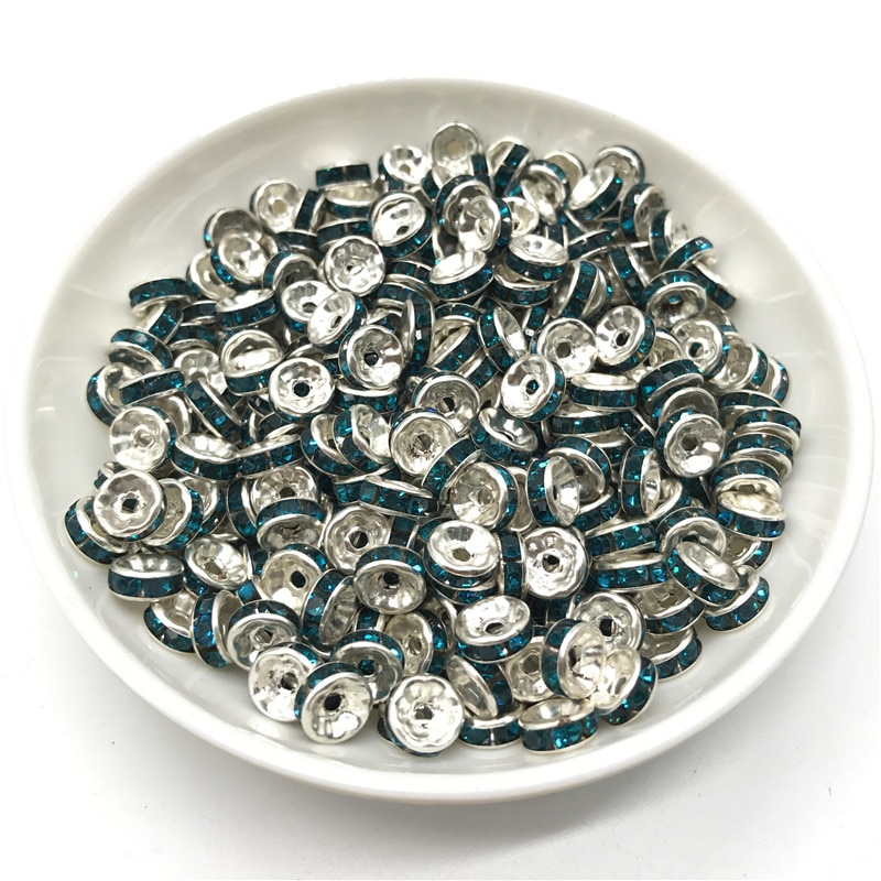 50pcs 8mm metal beads, gold plated silver plated beads, DIY jewelry, bracelet necklace accessories: 10