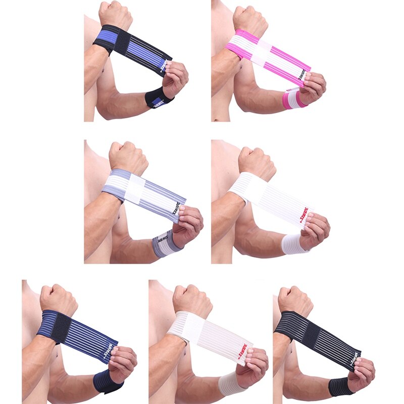1 Pcs Sport Zelfklevende Elastische Bandage Wrap Tape Ademend Verstelbare Compressie Onderarm Wikkelriem *