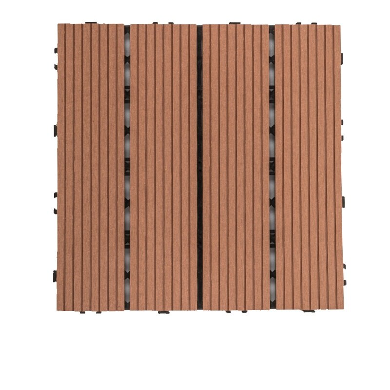 1Pcs 30mm * 300mm Interlocking floor tile ecological plastic wood flooring anti-corrosion for bathroom patio garden DIY: Sample B