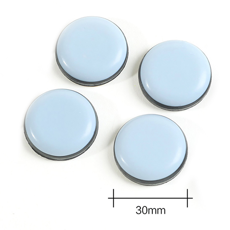 4/8Pcs Furniture Sliders Pads Sliding Block Table Chair Leg Mat Floor Protector For Hardwood Rug PTFE Furniture Legs: WHITE