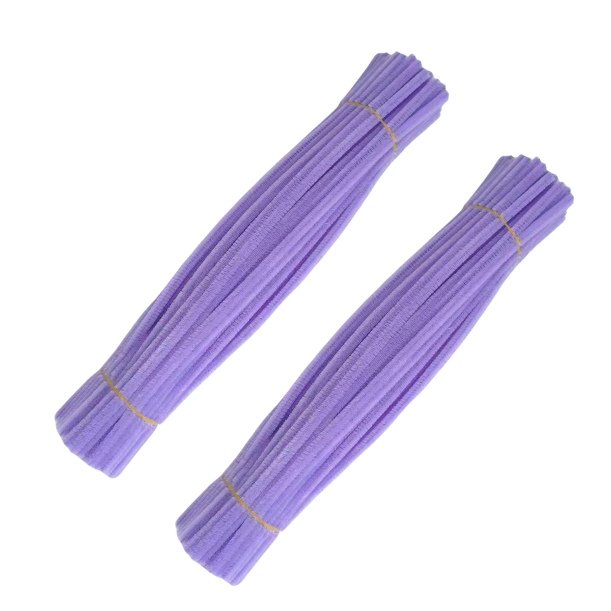 Limpiadores de tuberías de la serie púrpura, suministros para manualidades, manualidades y manualidades, 200 piezas: Púrpura claro