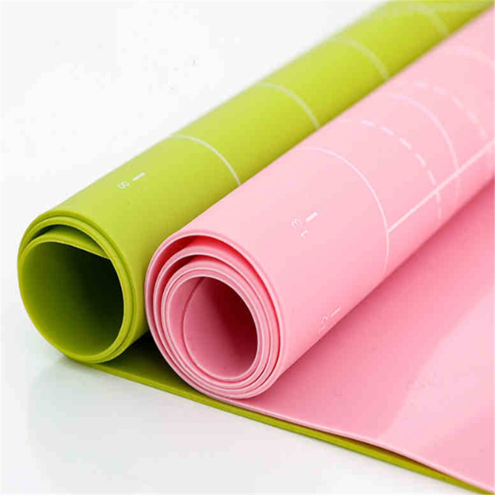 Silicone Mat 70x70cm Silicone Baking Mat Bread Pastry Mat Candy Rolling Dough Mat Non-Stick Cake Mat Silicone Cake Baking Tools