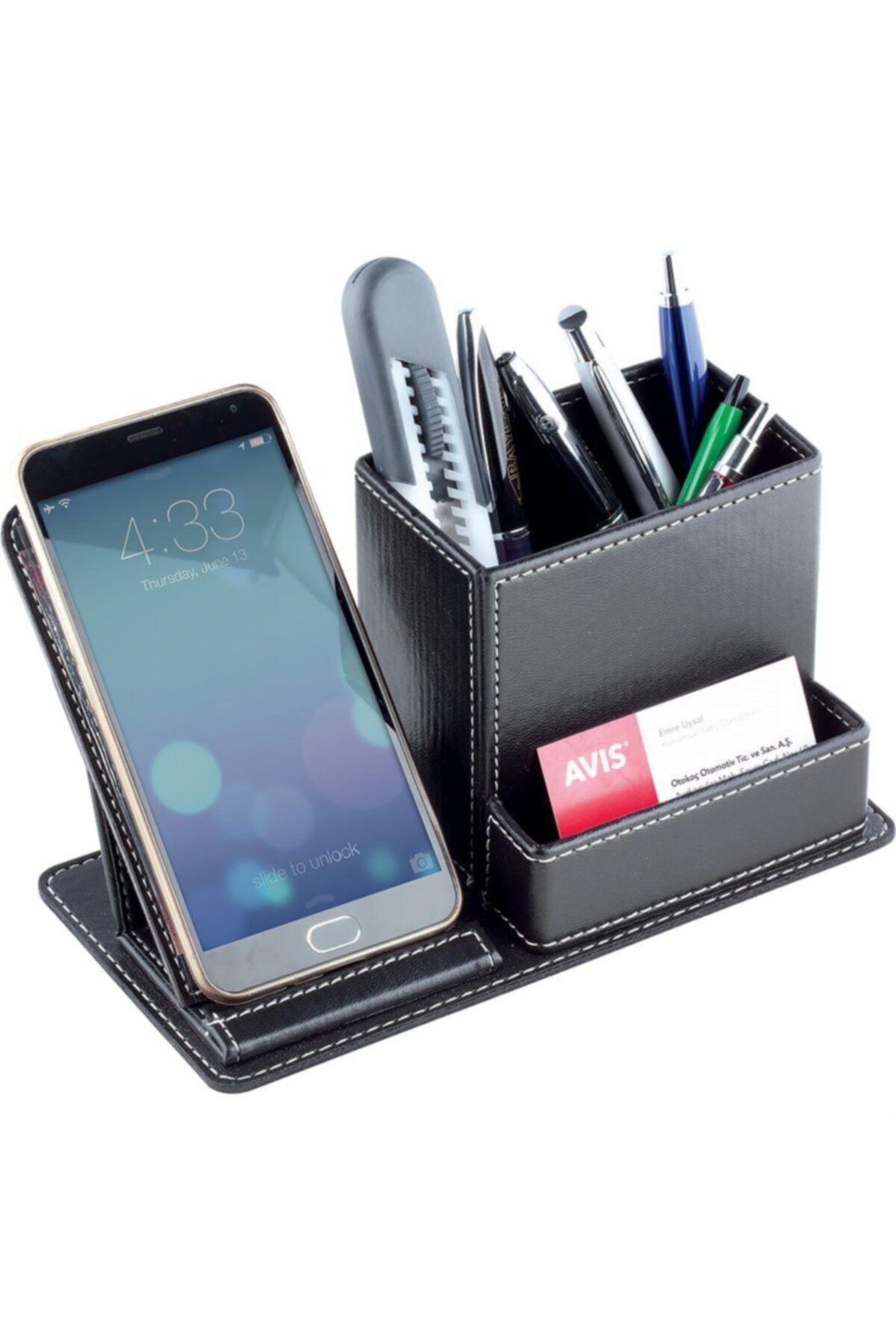Multi function Desk Stationery Organizer Pen Holder Pens Stand Pencil Organizer for Desk Office Accessories Supplies Stationery