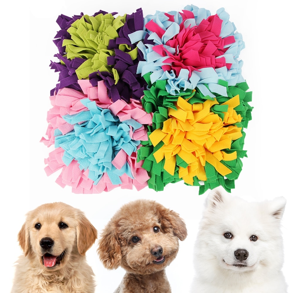 Sniffing Rug Dog Smell Training Sniffing Blanket Feeding Mat Training Mat for Pet Dogs Cats
