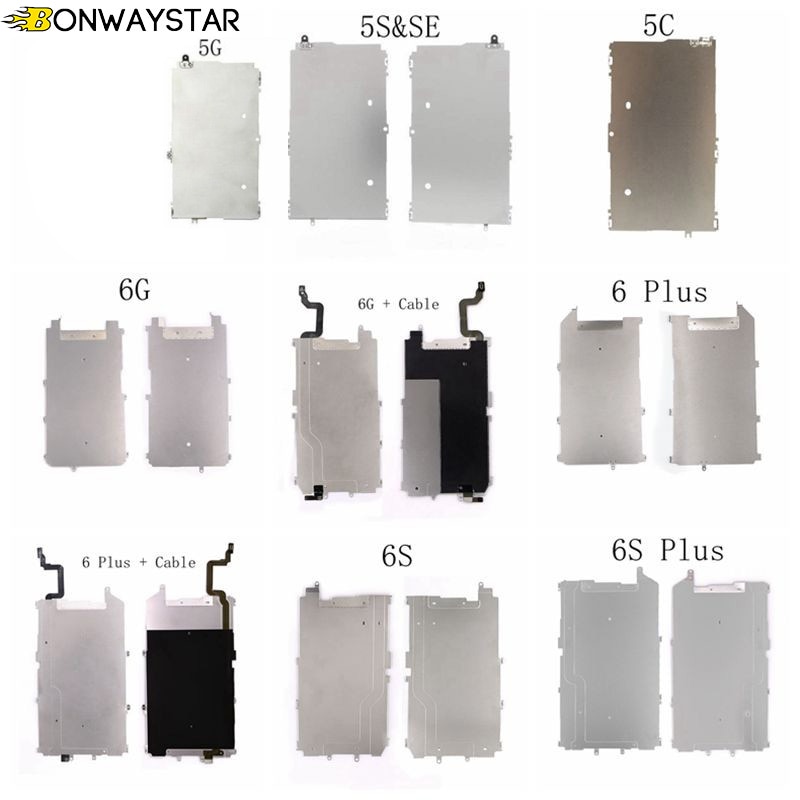 1pcs Lcd Metal Backplate Shield LCD big iron plate only the plate for iphone 5 5s 5c se 6 6plus 6s 6splus 7 7plus 8 8plus