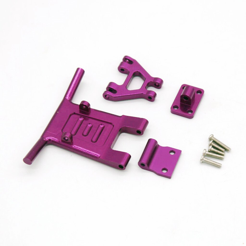 Rc Aluminium Front Guard &amp; Bumper Voor Wltoys 124016 124019 Auto Buggy Diy Accessoires Onderdelen