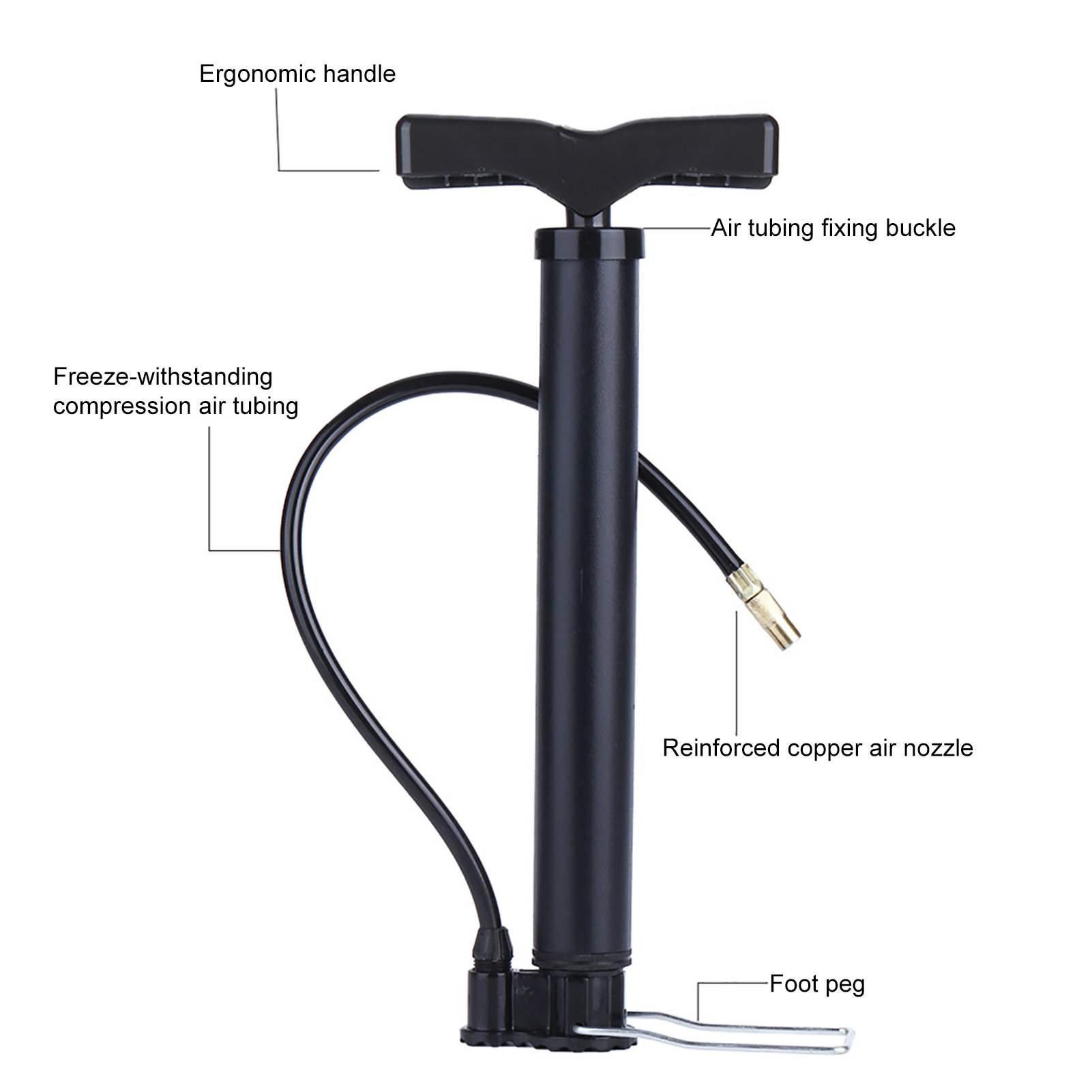 Mini Fahrrad Pumpe Tragbare Fahrrad Reifen Boden Pumpe Reise Fahrrad Pumpe Hand Fuß Luft Inflator Außen MTB Radfahren Rolle Ziemlich gute