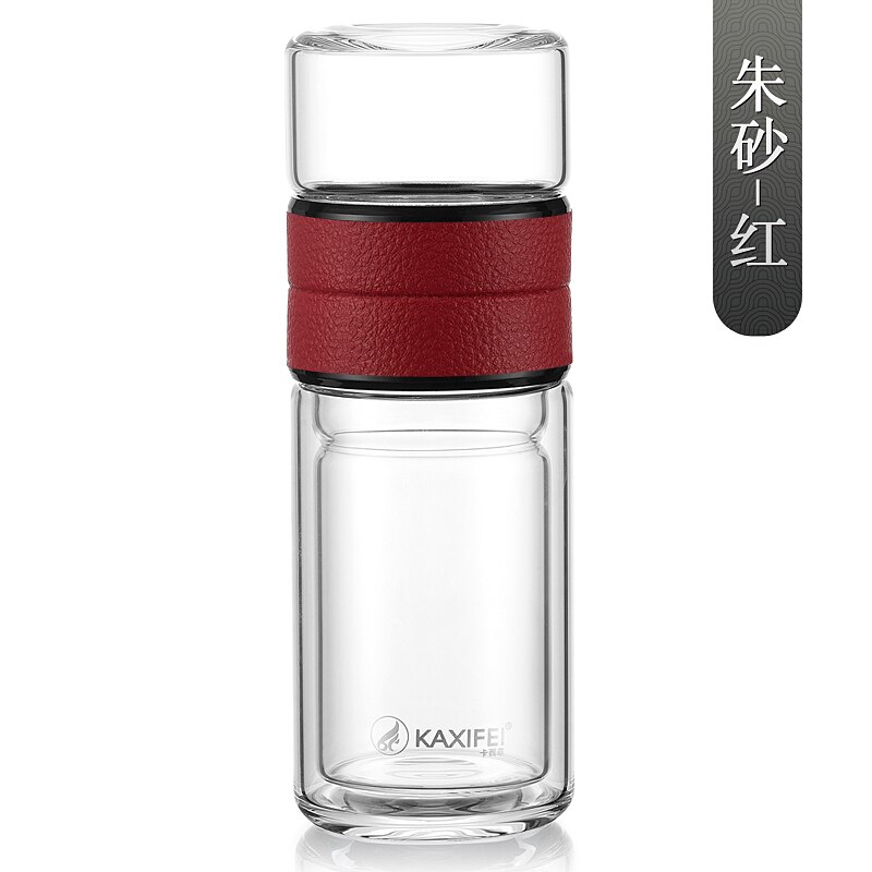 KAIXIFEI Glass Water Tea Bottle Brief Water Tumbler With Stainless Steel Tea Infuser Driving Business Driect Drinking: 4