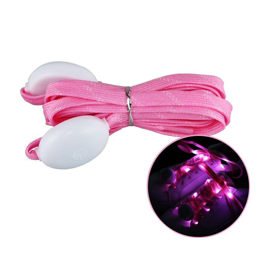 1 paar 120CM LED Schoenveters Cool Lichtgevende Knipperende Veters Disco Party Light Up Glow Nylon Band