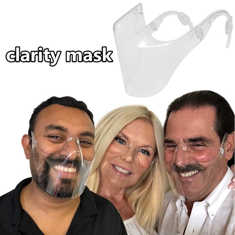 Neue Kunststoff transparent Maske Anti Nebel Gastronomie Lebensmittel Hotel Koch Kellner Kunststoff Küche Restaurant Masken Küche Werkzeuge Reiten Maske