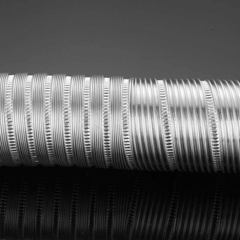 5/6/7/8/9cm*50cm alumiinifolion pakoputken teleskooppiletku vedenlämmittimen liesituulettimen autotallin poistoputken joustavaan letkuun 0.65 ~ 1.5m