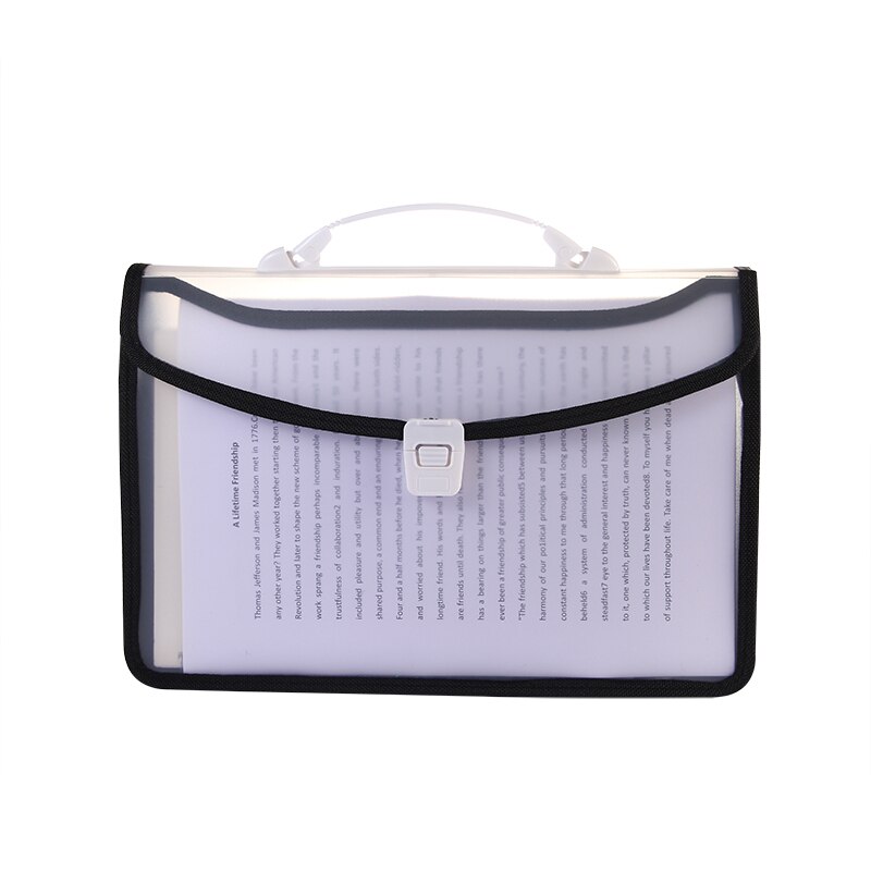 Large capacity A4 File Folder Document Bag Business Briefcase Paper Storage Organizer Bag Stationery School Office Supplies