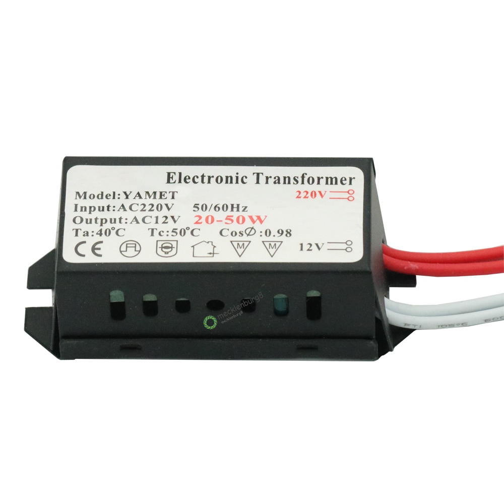AC 220V naar 12V 20-50W LED Transformator voor Verlichting Halogeen Lamp Elektronische Converter Voltage LED transformator Voeding