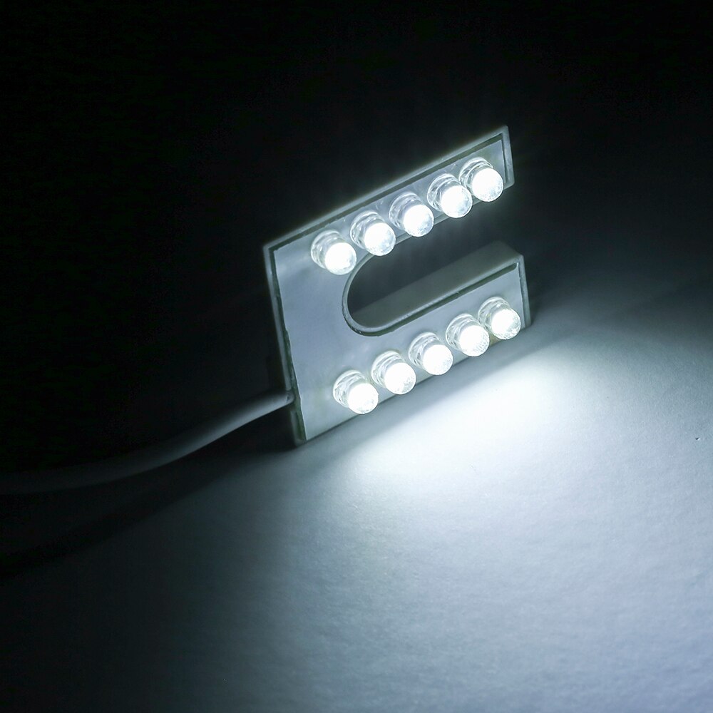 Industriel belysning 2w 10 leds symaskine lys magnetisk monteringsbund svanehals lampe til al symaskine belysning