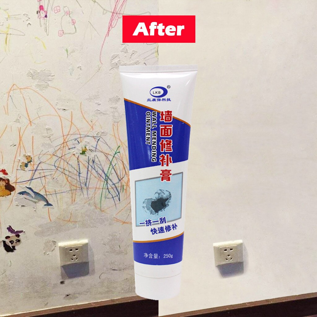 Wall Crack Repair Cream Waterproof Non-corrosive Formaldehyde Free White Latex