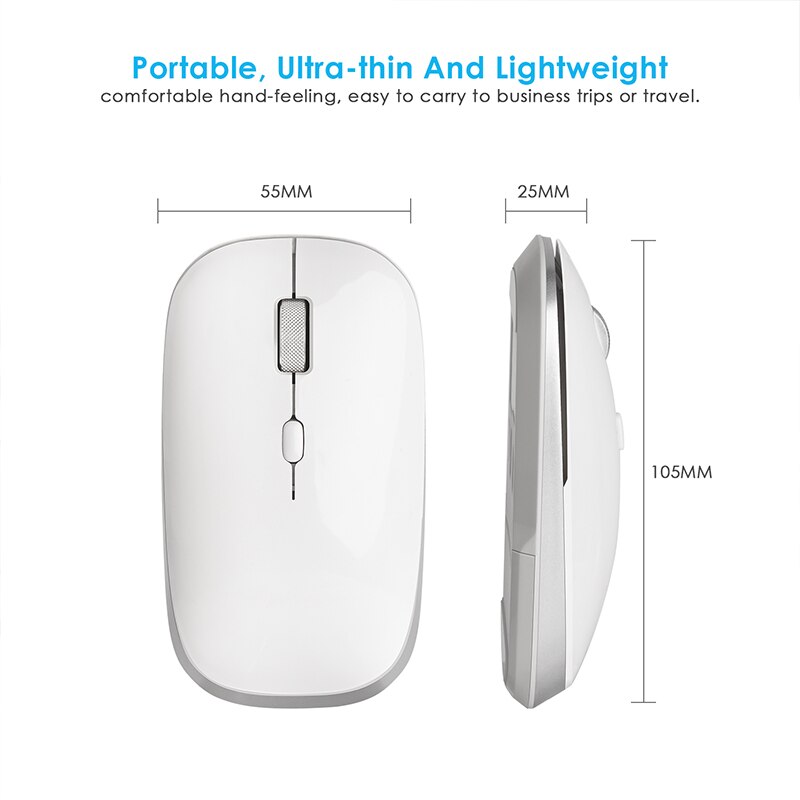 Wireless Mouse Portable Computer Mouse