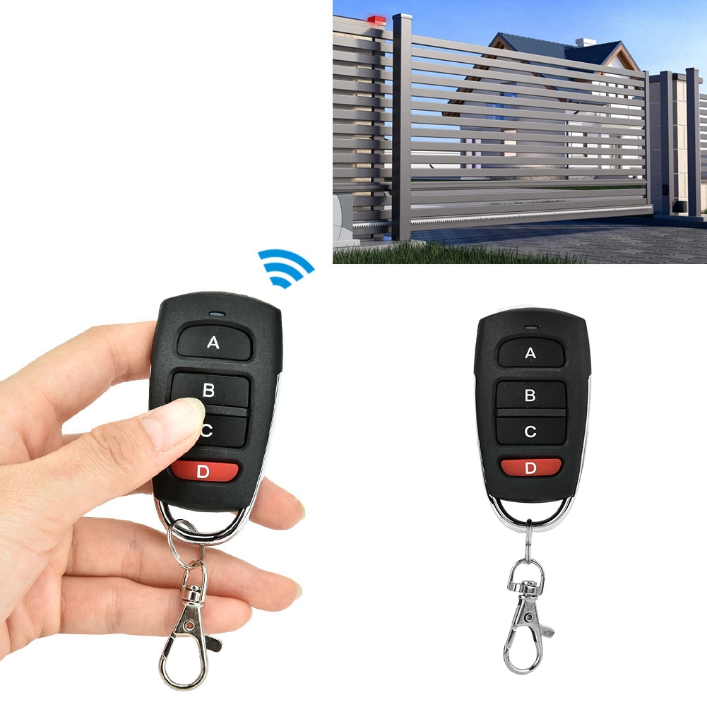 DC12V 4-Channel Learning Code Wireless Controller with 4-Button Remote Control