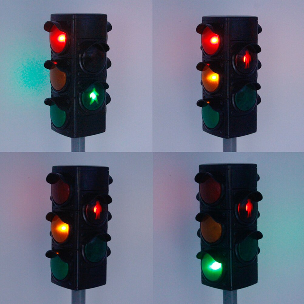 Simulatie Verkeersborden Light Veiligheid Crossing Road Speelgoed Vroege Jeugd Educatief Speelgoed Kinderen Leren Speelgoed #40