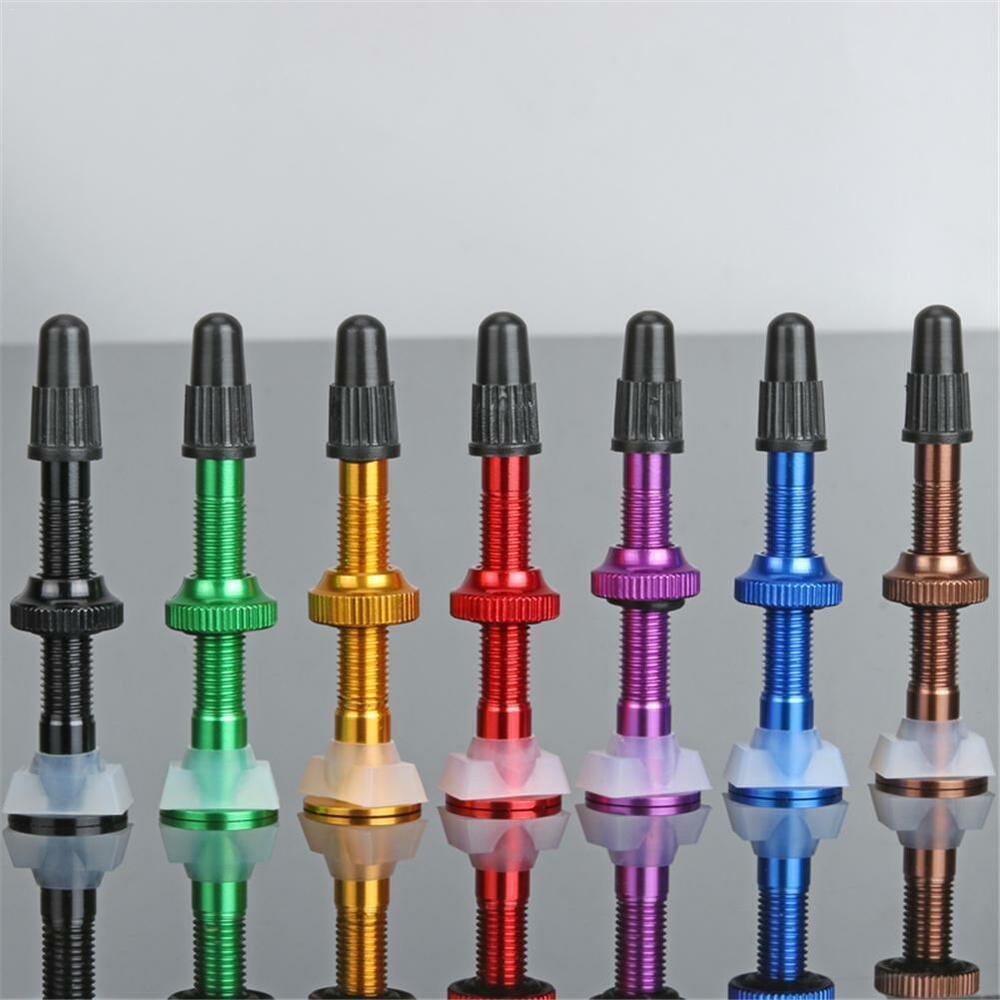 Fiets 1 Paar 40 Mm Presta Ventiel Voor Road Mtb Fiets Tubeless Banden Messing Kern Legering Stem Tubeless Kit Compatibel