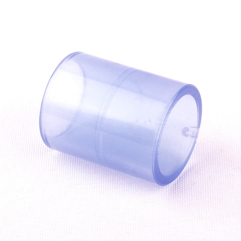 Inner Dia 25mm 1 Inch Socket Transparent PVC Pipe Equal Coupling Plastic Straight Connector Adaptors
