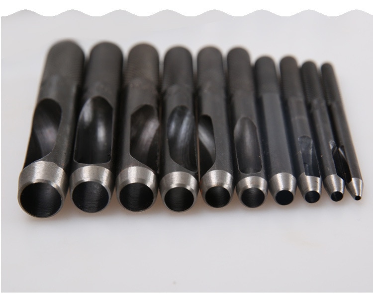 1-25mm Round Steel Leather Craft Cutter Working for Belt Strap Waist Watch Band DIY Puncher Hollow Hole Punch Tool Hand Art Tool