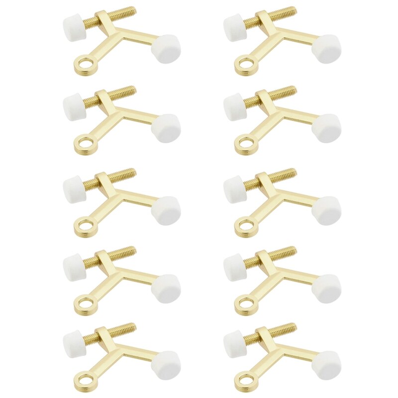 10 Pack Standard Hinge Pin Door Stop, Hinge Pin Adjustable Positioning Door Stop: Default Title
