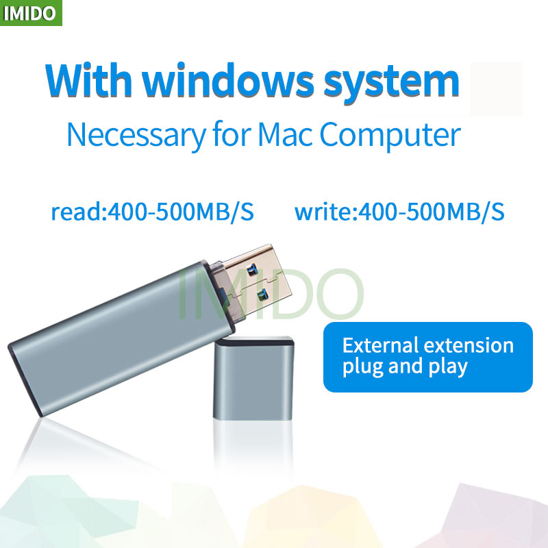 with windows system USB External SSD High Speed SSD u disk 128GB 256GB Applicable to MacBook A2159 A1932 A1990 A1481 A1708 A1706